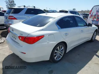 2017 Infiniti Q50 2.0t with VIN JN1CV7AP5HM641865, listed as a IAAI auction lot 41931936 with 109,046 mi miles. Bid and sale history available at carsss.com. Image 4.