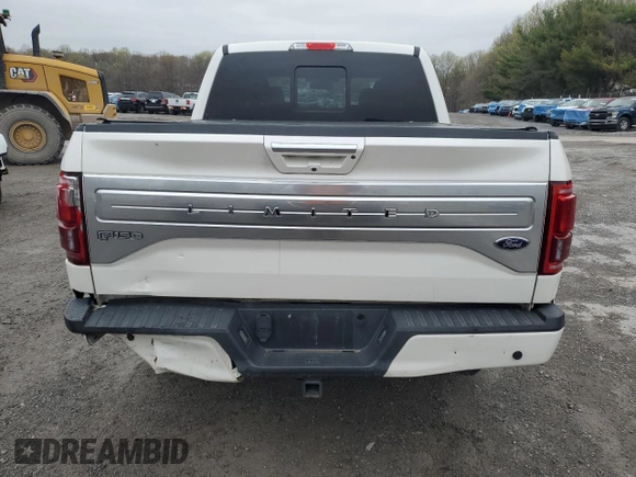 2017 Ford F-150 XL with VIN 1FTEW1EG0HFA91988, listed as a Copart auction lot 52924075 with 153,836 mi miles and Clean Title. Bid and sale history available at carsss.com. Image 6.