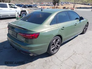 2023 Audi A4 S line Premium Plus with VIN WAUEAAF48PN022647, listed as a IAAI auction lot 41675764 with 19,522 mi miles and . Bid and sale history available at DreamBid. Image 4.