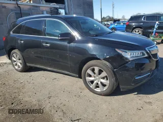 2014 Acura MDX Advance with VIN 5FRYD4H86EB029325, listed as a Copart auction lot 45663895 with 119,219 mi miles and Salvage Title. Bid and sale history available at DreamBid. Image 4.