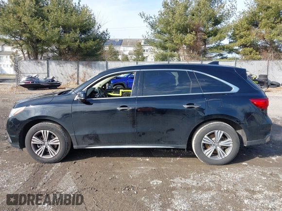 2019 Acura MDX with VIN 5J8YD4H39KL036513, listed as a IAAI auction lot 41487504 with 76,417 mi miles. Bid and sale history available at carsss.com. Image 14.