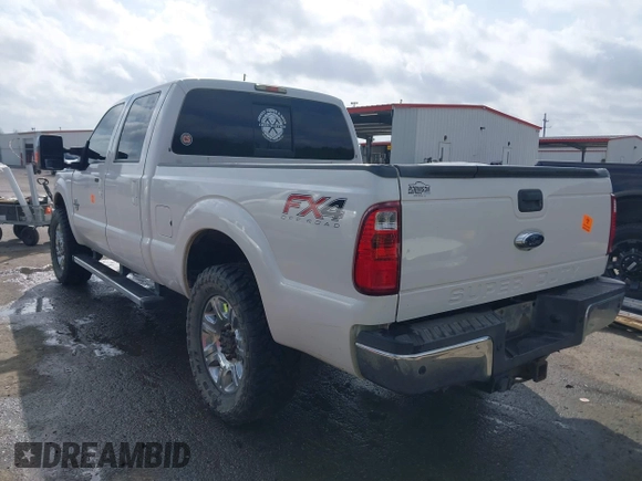 2015 Ford F-250 Lariat with VIN 1FT7W2BT2FEB02332, listed as a IAAI auction lot 41932132 with Not provided miles and . Bid and sale history available at DreamBid. Image 3.