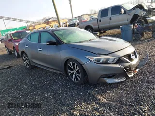 2018 Nissan Maxima SV with VIN 1N4AA6AP7JC385725, listed as a IAAI auction lot 41483202 with 136,339 mi miles. Bid and sale history available at carsss.com. Image 1.