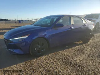 2021 Hyundai Elantra SEL with VIN KMHLM4AG1MU158099, listed as a Copart auction lot 49652455 with 14,285 mi miles and Salvage Title. Bid and sale history available at carsss.com. Image 1.