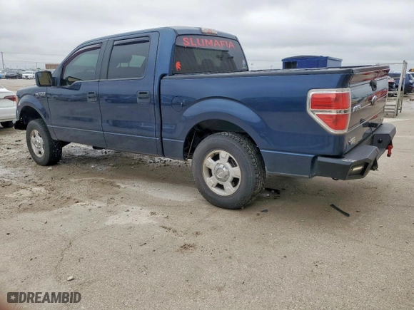 2013 Ford F-150 XL with VIN 1FTFW1CF4DFB09191, listed as a Copart auction lot 51829535 with 213,812 mi miles and Salvage Title. Bid and sale history available at carsss.com. Image 2.