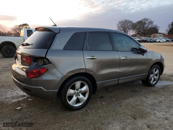 2007 Acura RDX Tech Pkg with VIN 5J8TB18507A015486, listed as a Copart auction lot 45559045 with 184,143 mi miles and Salvage Title. Bid and sale history available at carsss.com. Image 3.