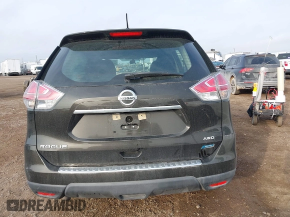 2014 Nissan Rogue SV with VIN 5N1AT2MV5EC807628, listed as a IAAI auction lot 41442792 with 52,964 mi miles. Bid and sale history available at carsss.com. Image 16.