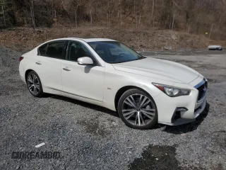 2018 Infiniti Q50 3.0t LUXE with VIN JN1EV7AR9JM433505, listed as a Copart auction lot 51435535 with 108,232 mi miles and Salvage Title. Bid and sale history available at carsss.com. Image 4.