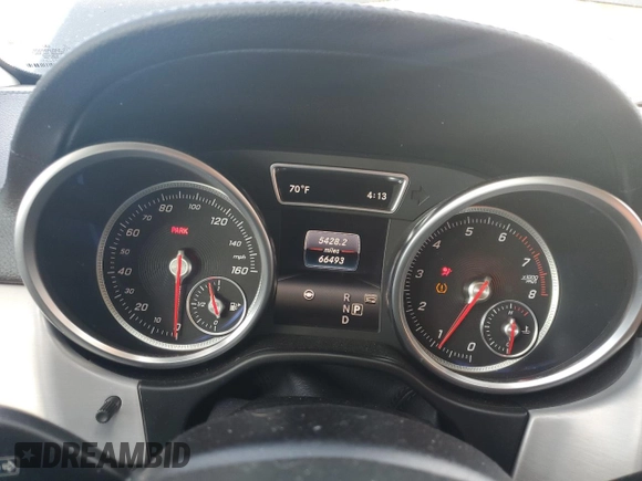 2018 Mercedes-Benz GLS with VIN 4JGDF6EE2JB076621, listed as a Copart auction lot 54197195 with 66,493 mi miles and Salvage Title. Bid and sale history available at carsss.com. Image 9.