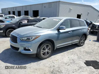 2019 Infiniti QX60 Luxe z VIN 5N1DL0MM8KC534141, wystawiony jako Copart lot #49105395 z przebiegiem 82 570 mil mil oraz Szkody całkowita. Historia ofert i sprzedaży dostępna na DreamBid. Obrazek 1.