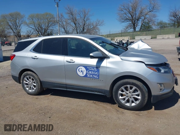 2020 Chevrolet Equinox LT with VIN 3GNAXUEV5LS533929, listed as a IAAI auction lot 41996159 with 46,466 mi miles and . Bid and sale history available at DreamBid. Image 14.