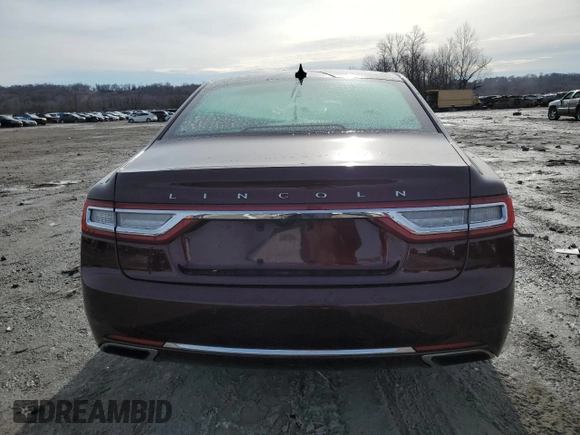 2019 Lincoln Continental Reserve with VIN 1LN6L9NC2K5602487, listed as a Copart auction lot 44539745 with 71,025 mi miles and Salvage Title. Bid and sale history available at DreamBid. Image 6.