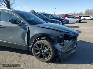 2023 Mazda CX-30 2.5 S Carbon Edition with VIN 3MVDMBCM3PM572198, listed as a Copart auction lot 45477945 with 22,829 mi miles and Salvage Title. Bid and sale history available at carsss.com. Image 12.