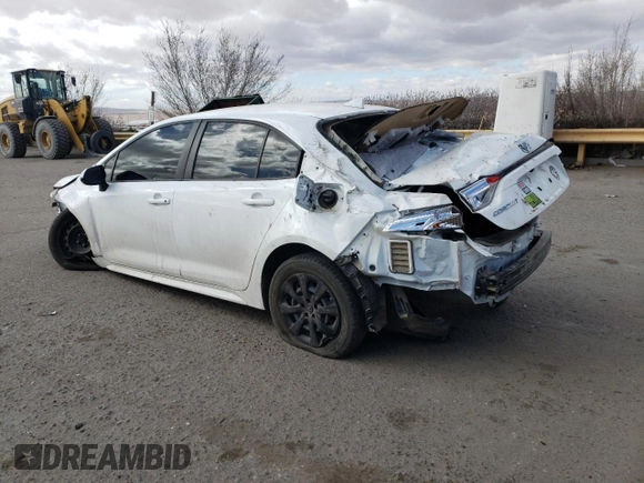 2022 Toyota Corolla LE with VIN JTDEPMAE1N3029242, listed as a Copart auction lot 45032755 with 37,399 mi miles and Salvage Title. Bid and sale history available at carsss.com. Image 2.