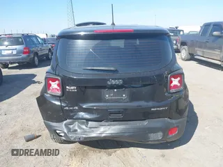 2018 Jeep Renegade Sport с VIN ZACCJBAB6JPH85612, выставлен на аукционе IAAI как лот 41650807 с пробегом 87 082 миль миль и . История ставок и продаж доступна на DreamBid. Изображение 16.