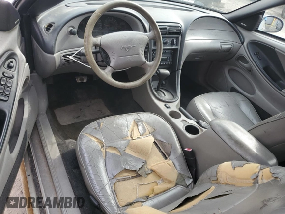 2001 Ford Mustang Deluxe with VIN 1FAFP44491F150140, listed as a Copart auction lot 48505185 with 259,819 mi miles and Salvage Title. Bid and sale history available at carsss.com. Image 8.