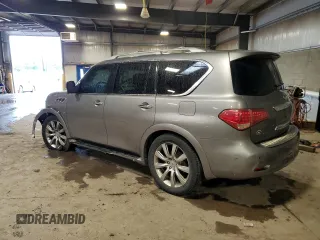 2014 Infiniti QX80 z VIN JN8AZ2NEXE9061907, wystawiony jako Copart lot #57808235 z przebiegiem 146 895 mil mil oraz Szkoda całkowita • Salvage title. Historia ofert i sprzedaży dostępna na DreamBid. Obrazek 2.