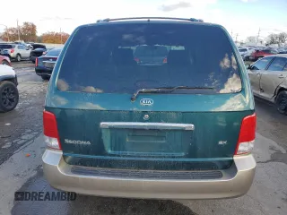2002 Kia Sedona LX with VIN KNDUP131426217512, listed as a Copart auction lot 80928774 with 163,176 mi miles and Salvage Title. Bid and sale history available at carsss.com. Image 6.