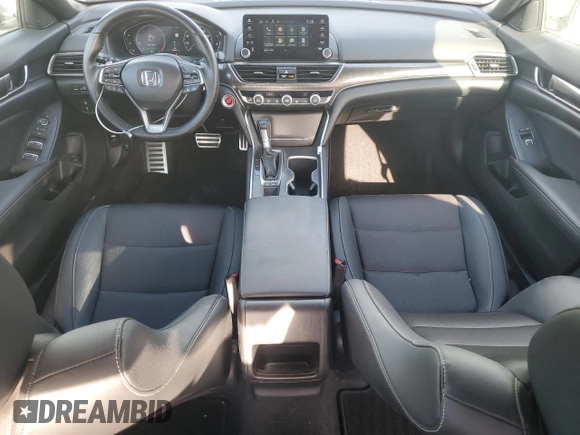 2019 Honda Accord Sport with VIN 1HGCV1F34KA007067, listed as a Copart auction lot 53864485 with 158,644 mi miles and Salvage Title. Bid and sale history available at DreamBid. Image 8.