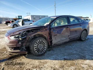 2017 Ford Fusion SE with VIN 3FA6P0HDXHR211897, listed as a Copart auction lot 83514654 with 128,914 mi miles and Salvage Title. Bid and sale history available at carsss.com. Image 1.