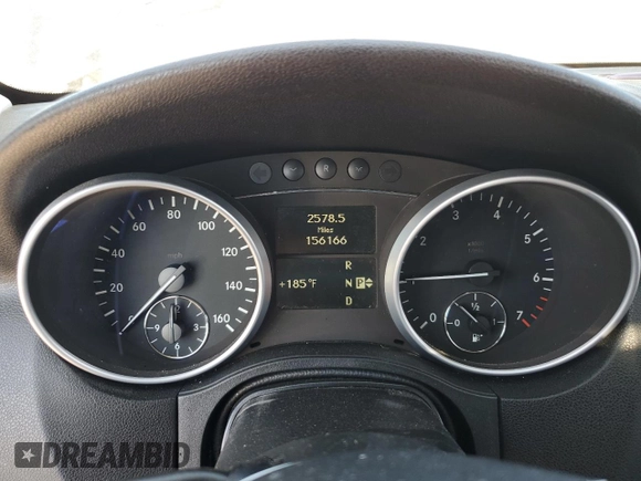 2010 Mercedes-Benz M 550 with VIN 4JGBB7CB3AA609003, listed as a Copart auction lot 75758754 with 156,166 mi miles and Clean Title. Bid and sale history available at DreamBid. Image 9.