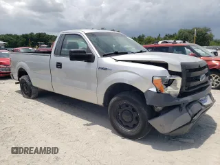 2014 Ford F-150 XL with VIN 1FTMF1CM7EKE73491, listed as a Copart auction lot 59908755 with 205,265 mi miles and Non repairable. Bid and sale history available at DreamBid. Image 4.