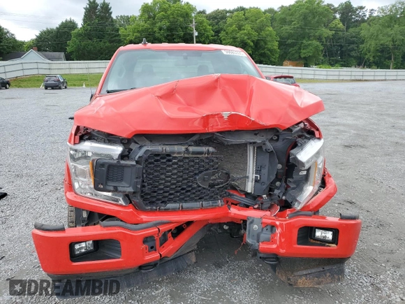 2020 Ford F-150 XL with VIN 1FTEW1E50LKF31657, listed as a Copart auction lot 59085335 with 58,395 mi miles and Salvage title. Bid and sale history available at DreamBid. Image 5.