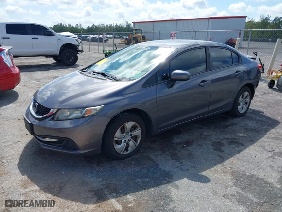 2015 Honda Civic Sedan LX with VIN 19XFB2F59FE119409, listed as a IAAI auction lot 41918479 with 116,895 mi miles. Bid and sale history available at carsss.com. Image 17.