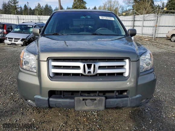 2008 Honda Pilot EX-L with VIN 5FNYF18728B028615, listed as a Copart auction lot 50130705 with 209,817 mi miles and Salvage Title. Bid and sale history available at carsss.com. Image 5.
