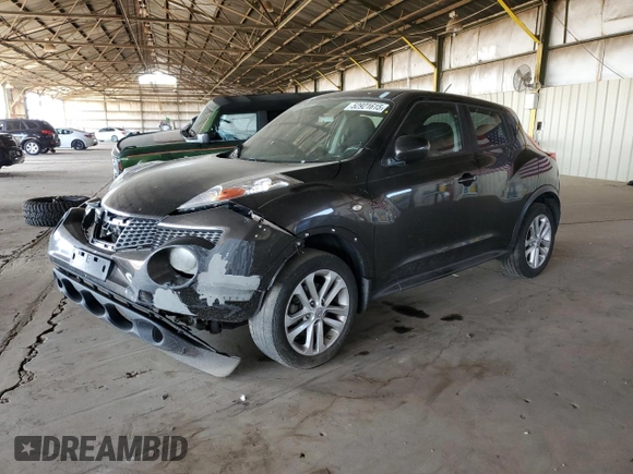 2013 Nissan Juke SV with VIN JN8AF5MR3DT225823, listed as a Copart auction lot 52921615 with 159,711 mi miles and Clean Title. Bid and sale history available at carsss.com. Image 1.