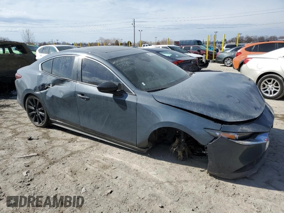 2024 Mazda 3 S Carbon Edition with VIN 3MZBPBCM7RM413295, listed as a Copart auction lot 46265905 with Not Provided miles and Salvage Title. Bid and sale history available at DreamBid. Image 4.