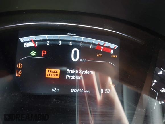 2019 Honda CR-V EX with VIN 5J6RW2H55KL009824, listed as a IAAI auction lot 41921911 with 93,690 mi miles and . Bid and sale history available at DreamBid. Image 7.
