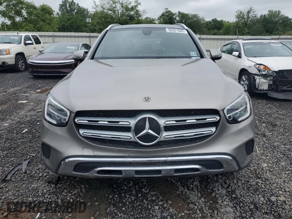 2020 Mercedes-Benz GLC 300 with VIN W1N0G8DB0LF812530, listed as a Copart auction lot 58361685 with 76,267 mi miles and Salvage title. Bid and sale history available at DreamBid. Image 5.