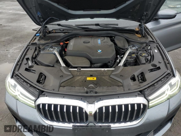 2022 BMW 5 Series 530e with VIN WBA13AG05NCL01602, listed as a Copart auction lot 85075934 with 34,240 mi miles and Salvage title. Bid and sale history available at DreamBid. Image 13.