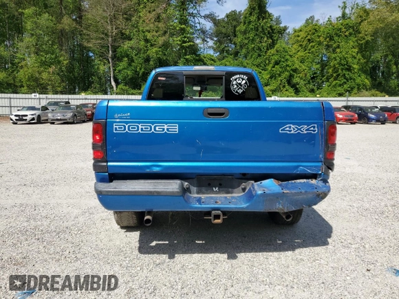 1999 Dodge 1500 with VIN 3B7HF13Z1XM598804, listed as a Copart auction lot 54130045 with 191,166 mi miles and Salvage Title. Bid and sale history available at DreamBid. Image 6.
