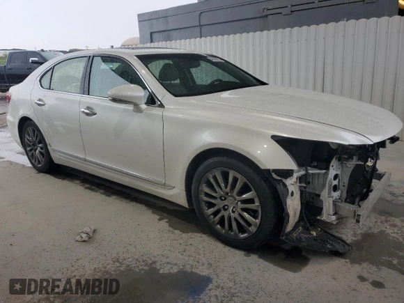 2016 Lexus LS 460 with VIN JTHBL5EF1G5140323, listed as a Copart auction lot 46090725 with 62,707 mi miles and Salvage title. Bid and sale history available at DreamBid. Image 4.