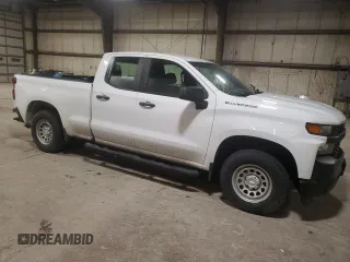 2021 Chevrolet Silverado 1500 Work Truck with VIN 1GCRYAEF2MZ107829, listed as a Copart auction lot 47402655 with 99,645 mi miles and Clean Title. Bid and sale history available at DreamBid. Image 4.