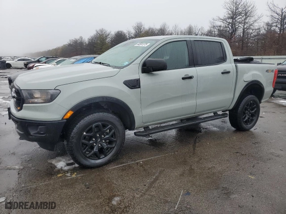 2023 Ford Ranger XL with VIN 1FTER4FH1PLE19323, listed as a Copart auction lot 44591375 with 18,147 mi miles and Salvage Title. Bid and sale history available at carsss.com. Image 1.