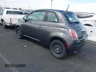 2015 FIAT 500 Pop with VIN 3C3CFFAR2FT636768, listed as a IAAI auction lot 42588875 with 62,634 mi miles and . Bid and sale history available at DreamBid. Image 3.
