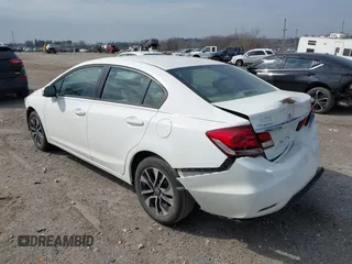 2014 Honda Civic EX with VIN 19XFB2F84EE247355, listed as a IAAI auction lot 41717219 with 134,520 mi miles. Bid and sale history available at carsss.com. Image 3.
