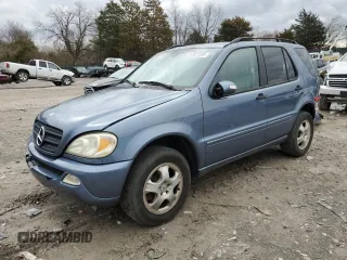 2004 Mercedes-Benz M-Class 3.5L with VIN 4JGAB57E04A499178, listed as a Copart auction lot 47827235 with 248,958 mi miles and Salvage Title. Bid and sale history available at carsss.com. Image 1.