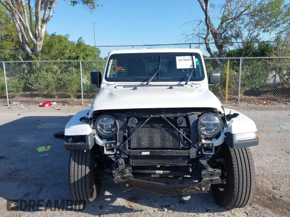 2020 Jeep Wrangler Unlimited Sahara High Altitude with VIN 1C4HJXEG7LW259911, listed as a IAAI auction lot 41786013 with 47,936 mi miles and . Bid and sale history available at DreamBid. Image 6.