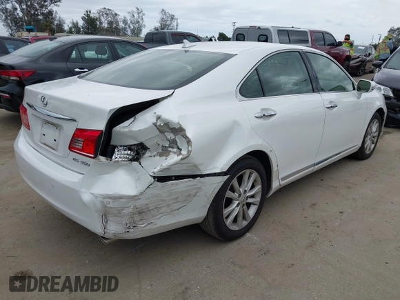 2012 Lexus ES with VIN JTHBK1EG5C2509247, listed as a IAAI auction lot 41808453 with 61,591 mi miles. Bid and sale history available at carsss.com. Image 4.