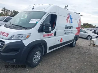 2024 Ram ProMaster Cargo Tradesman with VIN 3C6LRVDG8RE125556, listed as a IAAI auction lot 40618955 with 16 mi miles and . Bid and sale history available at carsss.com. Image 2.