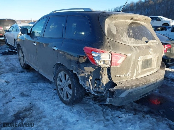 2018 Nissan Pathfinder SV with VIN 5N1DR2MM4JC670016, listed as a IAAI auction lot 41394190 with 143,705 mi miles. Bid and sale history available at carsss.com. Image 3.