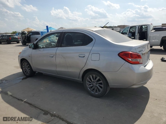 2019 Mitsubishi Mirage G4 ES with VIN ML32F3FJ0KHF16622, listed as a Copart auction lot 61160784 with 115,490 mi miles and Salvage Title. Bid and sale history available at carsss.com. Image 2.