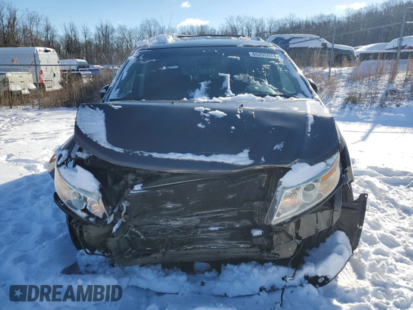 2012 Honda Odyssey EX-L with VIN 5FNRL5H66CB023339, listed as a Copart auction lot 86205974 with 136,087 mi miles and Salvage Title. Bid and sale history available at carsss.com. Image 5.