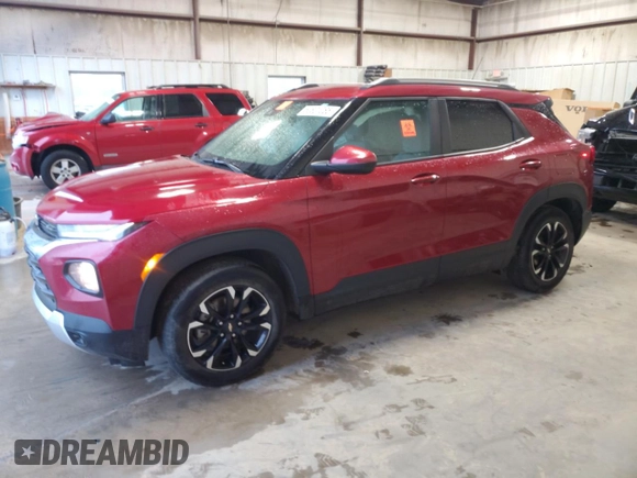 2021 Chevrolet TrailBlazer LT with VIN KL79MPS28MB118825, listed as a Copart auction lot 50821085 with 52,320 mi miles and Salvage Title. Bid and sale history available at DreamBid. Image 1.