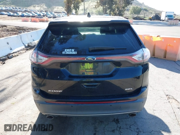 2015 Ford Edge SEL with VIN 2FMTK3J85FBB34115, listed as a IAAI auction lot 41813644 with 143,099 mi miles. Bid and sale history available at carsss.com. Image 16.