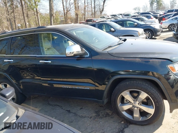 2014 Jeep Grand Cherokee Limited with VIN 1C4RJEBGXEC389361, listed as a IAAI auction lot 41772366 with 122,473 mi miles. Bid and sale history available at carsss.com. Image 13.
